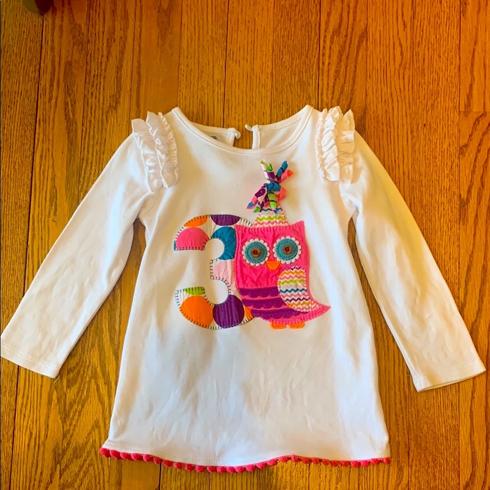 Mudpie 3rd birthday shirt